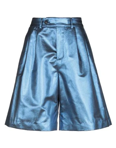 Shop Mauro Grifoni Shorts & Bermuda Shorts In Blue