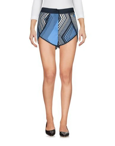 Frankie Morello Woman Shorts & Bermuda Shorts Blue Size 8 Polyester In Blue