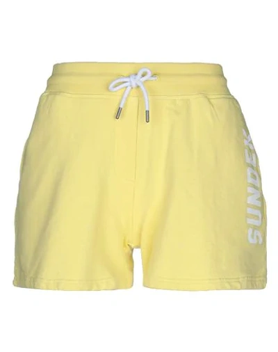 Shop Sundek Shorts & Bermuda Shorts In Yellow