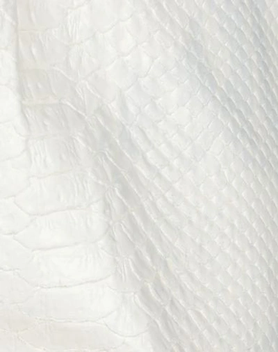 Shop Gcds Woman Shorts & Bermuda Shorts Ivory Size M Polyurethane, Polyester In White