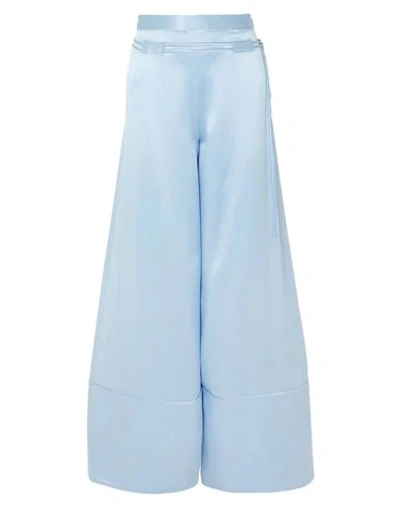 Shop Hellessy Woman Pants Sky Blue Size 4 Silk