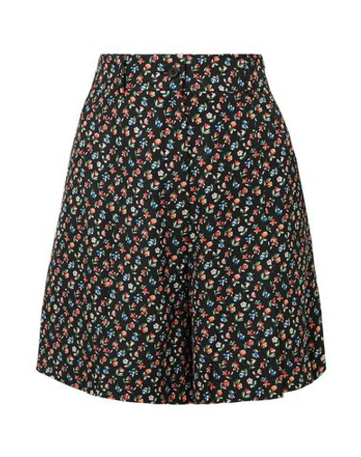 Shop Paul & Joe Woman Shorts & Bermuda Shorts Black Size 6 Viscose, Lyocell, Linen