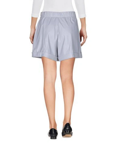 Shop Patrizia Pepe Shorts & Bermuda Shorts In Grey