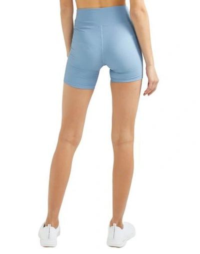 Shop Heroine Sport Woman Shorts & Bermuda Shorts Azure Size Xs Modal, Elastane In Blue
