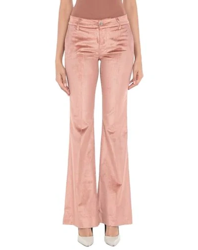 Shop Re-hash Casual Pants In Pastel Pink