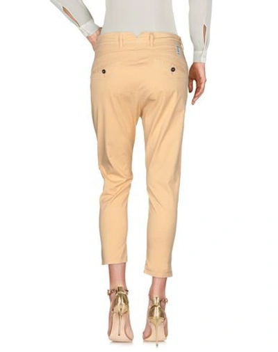 Shop Novemb3r Cropped Pants In Apricot