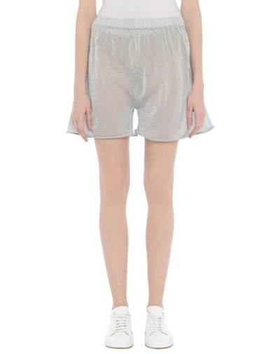 Shop Liviana Conti Shorts & Bermuda Shorts In Grey