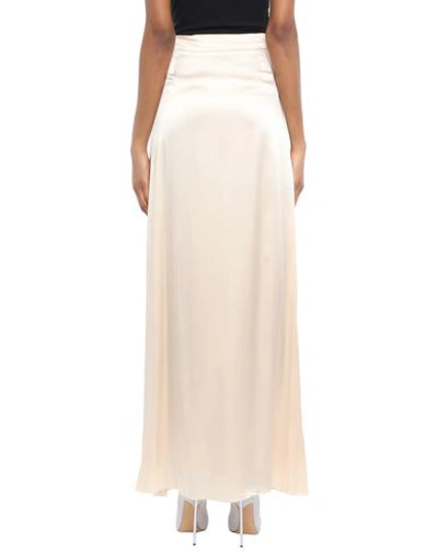 Shop Dondup Long Skirts In Apricot