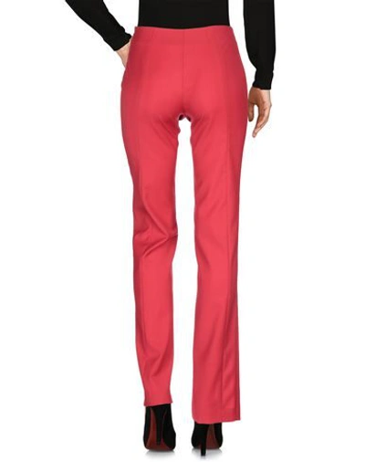 Shop Blumarine Woman Pants Red Size 10 Polyester, Wool, Elastane