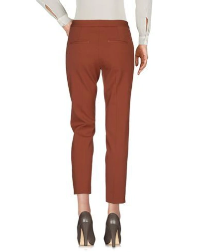 Shop Brag-wette Woman Pants Brown Size 6 Polyester, Virgin Wool, Elastane