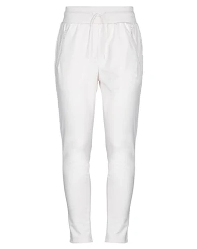 Shop Puma Casual Pants In Ivory