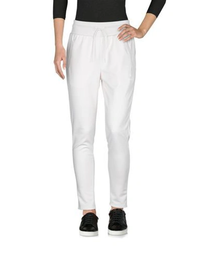 Shop Puma Casual Pants In Ivory