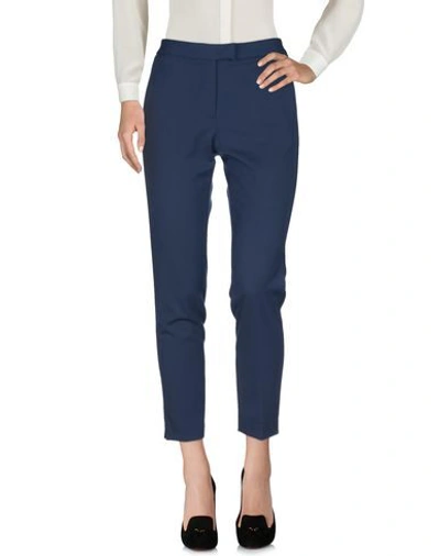 Shop Brag-wette Woman Pants Midnight Blue Size 4 Polyester, Virgin Wool, Elastane