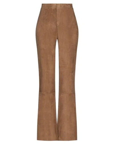 Shop Stouls Casual Pants In Camel