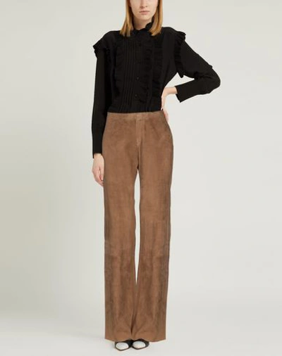 Shop Stouls Casual Pants In Camel