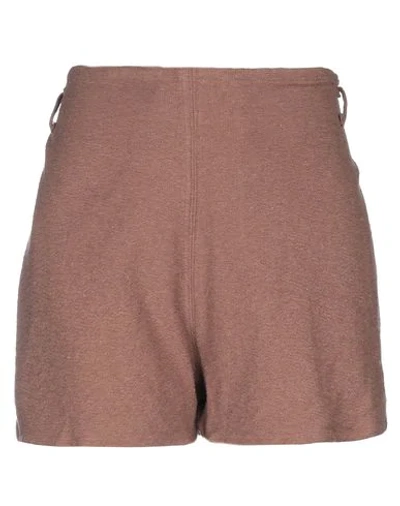 Shop Albus Lumen Shorts In Brown