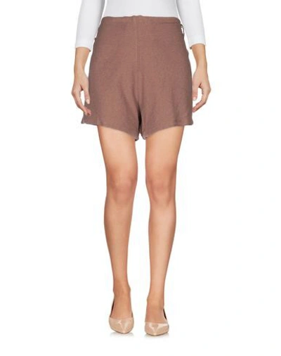 Shop Albus Lumen Shorts In Brown