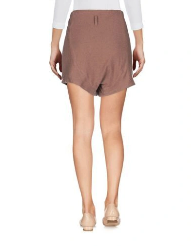 Shop Albus Lumen Shorts In Brown