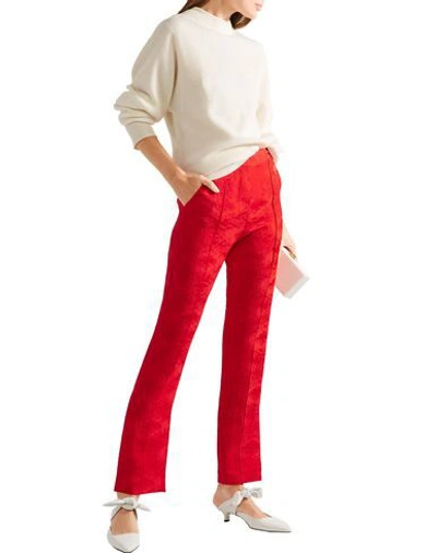 Shop Rosie Assoulin Casual Pants In Red