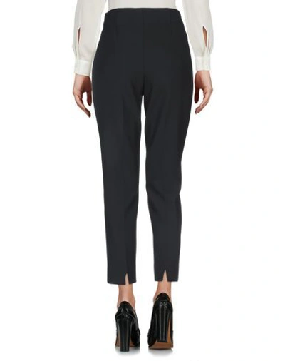 Shop Peserico Cropped Pants In Black