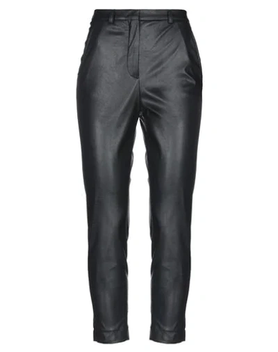 Shop Slowear Incotex Woman Pants Black Size 12 Polyester, Polyurethane