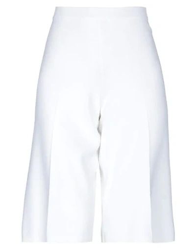 Shop Liviana Conti Woman Shorts & Bermuda Shorts White Size 8 Viscose, Polyamide