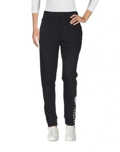 Shop Hydrogen Casual Pants In Black