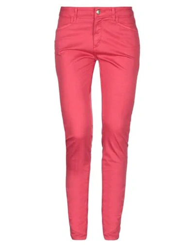 Shop Trussardi Jeans Pants In Red