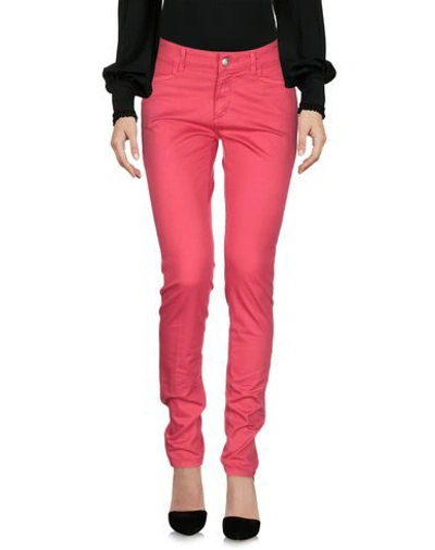 Shop Trussardi Jeans Pants In Red