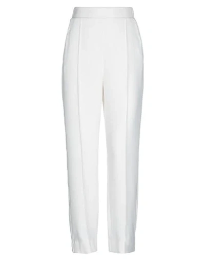 Shop Pinko Woman Pants Ivory Size 6 Polyester In White