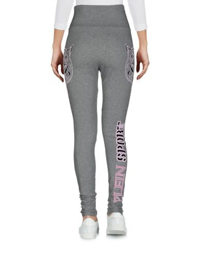 Shop Plein Sport Leggings In Grey