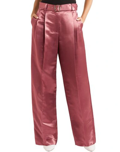 Shop Sies Marjan Woman Pants Pastel Pink Size 10 Viscose