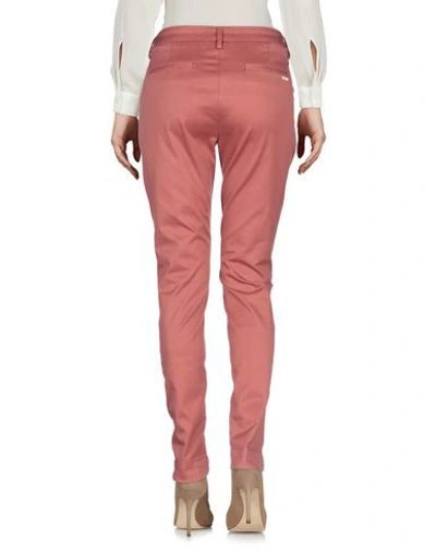 Shop Aglini Casual Pants In Pastel Pink