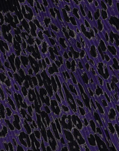 Shop Anna Sui Casual Pants In Dark Purple