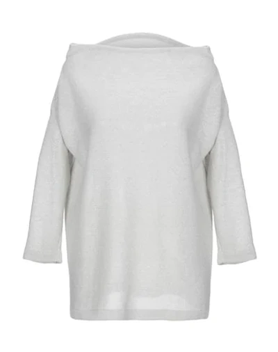 Shop Base Sweater In Light Grey
