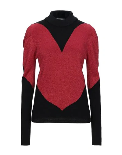 Shop Gcds Woman Turtleneck Red Size L Wool, Acrylic, Viscose, Polyester