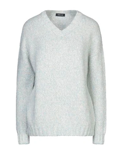 Shop Anneclaire Sweaters In Sky Blue