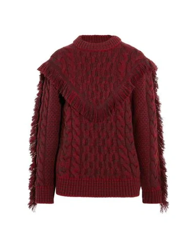 Shop Alanui Turtlenecks In Maroon