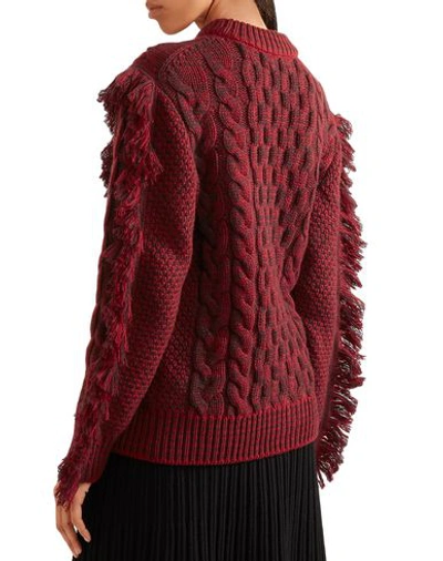 Shop Alanui Turtlenecks In Maroon