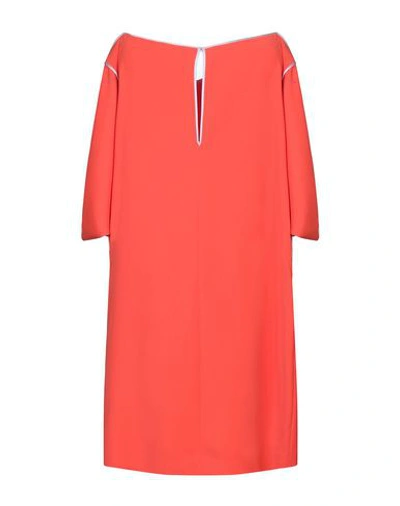 Shop Mantù Knee-length Dresses In Orange