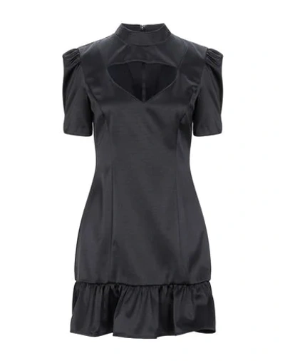 Shop Misha Short Dresses In Black