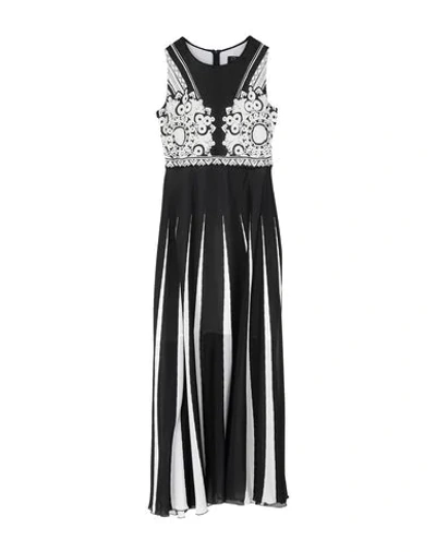 Shop Clips Woman Maxi Dress Black Size 12 Viscose, Silk