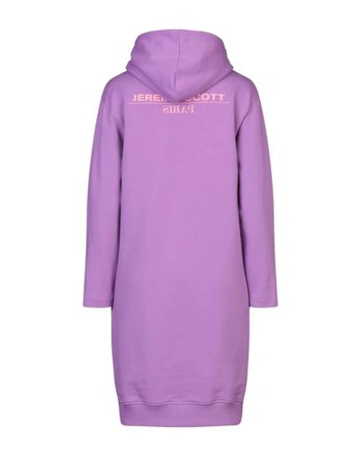 Shop Jeremy Scott Short Dresses In Lilac
