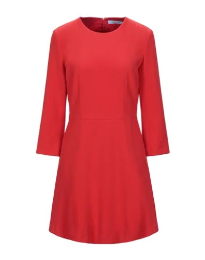 Shop Blumarine Short Dress In Red