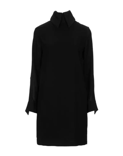 Shop Erika Cavallini Short Dresses In Black
