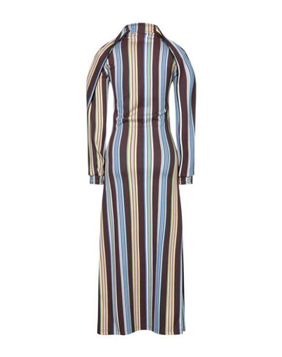 Y/project Long Dress In Deep Purple