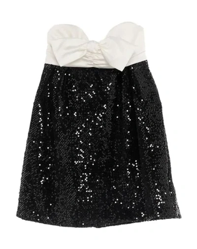 Shop Alexandre Vauthier Woman Mini Dress Black Size 8 Polyester, Elastane
