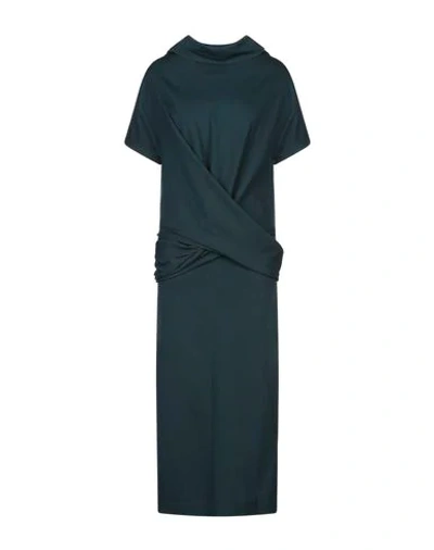 Shop Liviana Conti 3/4 Length Dresses In Green