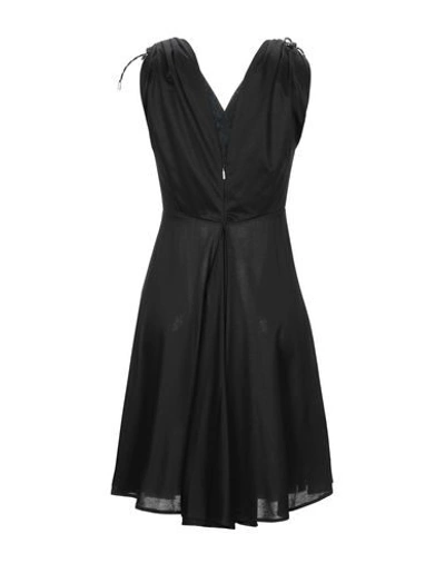 Shop Neil Barrett Woman Mini Dress Black Size S Viscose, Polyamide