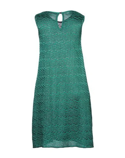 Shop Antonino Valenti Short Dress In Emerald Green